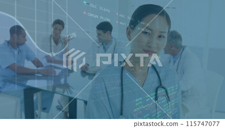 Image of data processing over diverse doctors 115747077