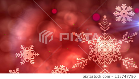 Image of covid cells floating over blue background 115747780