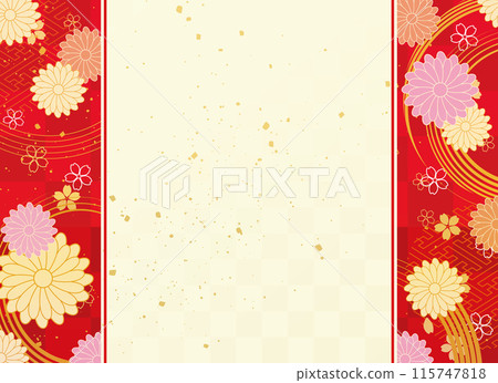 Japanese style background design Japanese style background design 115747818