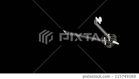 Image of school icons moving on black background 115749169