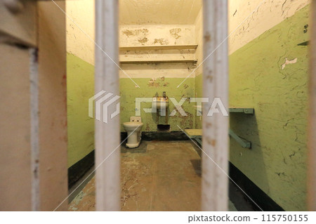 Alcatraz Island Prison, prisoner rooms, San Francisco, California, USA 115750155
