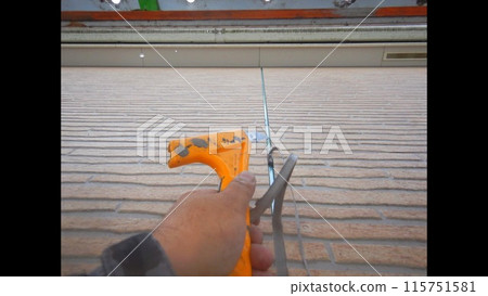 Exterior wall painting 115751581
