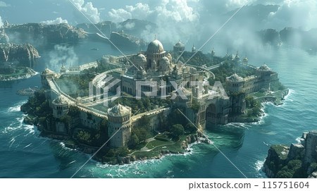 legendary city of Atlantis 115751604