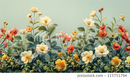 floral background floral background 115751794