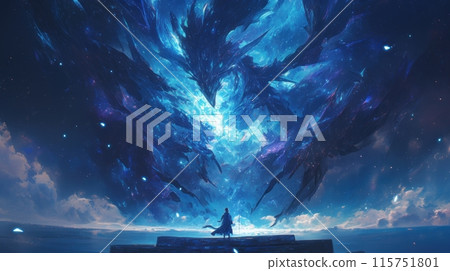 galaxy and stars 115751801