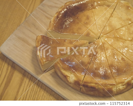 Freshly baked cheesecake Freshly baked cheesecake 115752314