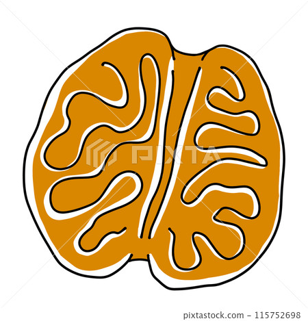 Loose and simple walnut, solid color 115752698