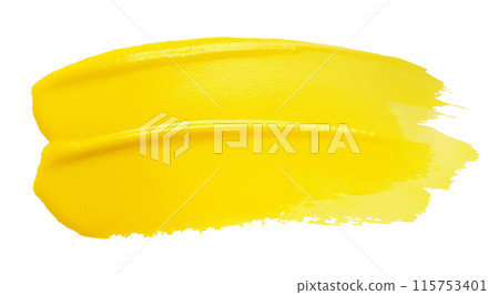 黃色水彩顏料紋理 115753401