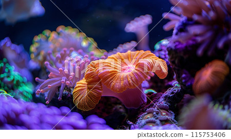 海葵和銀蓮花屬魚 115753406