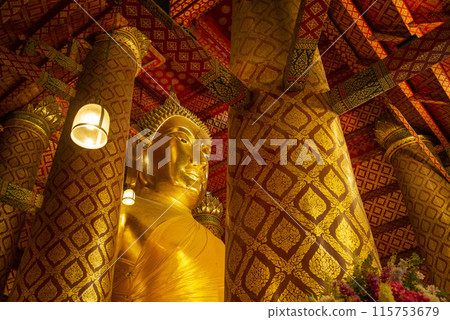 THAILAND AYUTTHAYA WAT PHANAN CHOENG THAILAND AYUTTHAYA WAT PHANAN CHOENG 115753679