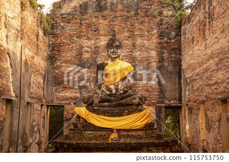 THAILAND AYUTTHAYA WAT BOROM PHUTTHARAM THAILAND AYUTTHAYA WAT BOROM PHUTTHARAM 115753750