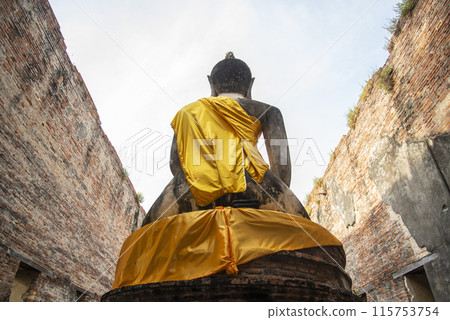 THAILAND AYUTTHAYA WAT BOROM PHUTTHARAM THAILAND AYUTTHAYA WAT BOROM PHUTTHARAM 115753754