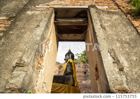 THAILAND AYUTTHAYA WAT BOROM PHUTTHARAM THAILAND AYUTTHAYA WAT BOROM PHUTTHARAM 115753755