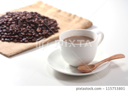 Delicious cafe au lait Delicious cafe au lait 115753801