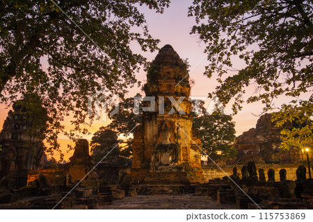 THAILAND AYUTTHAYA WAT MAHATHAT THAILAND AYUTTHAYA WAT MAHATHAT 115753869