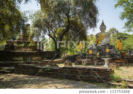 THAILAND AYUTTHAYA WAT WARAPHO THAILAND AYUTTHAYA WAT WARAPHO 115753888