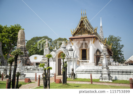 THAILAND AYUTTHAYA WAT SALA PUN WORAWIHAN THAILAND AYUTTHAYA WAT SALA PUN WORAWIHAN 115753899