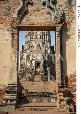 THAILAND AYUTTHAYA WAT RATCHABURANA THAILAND AYUTTHAYA WAT RATCHABURANA 115753919