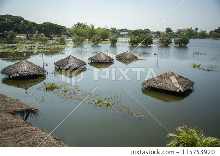 THAILAND AYUTTHAYA WATER FLOODING THAILAND AYUTTHAYA WATER FLOODING 115753920