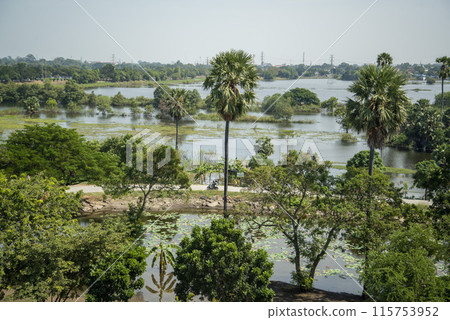 THAILAND AYUTTHAYA WATER FLOODING 115753952