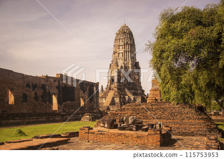 THAILAND AYUTTHAYA WAT RATCHABURANA THAILAND AYUTTHAYA WAT RATCHABURANA 115753953