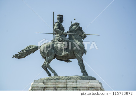 THAILAND AYUTTHAYA KING TAKSIN MONUMENT THAILAND AYUTTHAYA KING TAKSIN MONUMENT 115753972