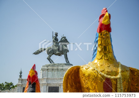 THAILAND AYUTTHAYA KING TAKSIN MONUMENT 115753973