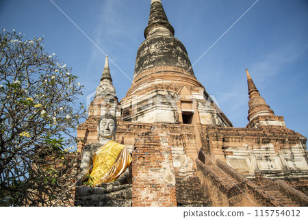 THAILAND AYUTTHAYA WAT YAI CHAI MONGKON THAILAND AYUTTHAYA WAT YAI CHAI MONGKON 115754012