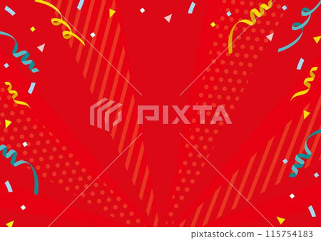 Confetti and paper stream background Size ratio 3:4 115754183