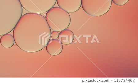 macro abstract photography of oil droplet on pink gradient background macro abstract photography of oil droplet on pink gradient background 115754467