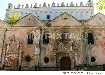 Abandoned synagogue in Zhovkva, Ukraine Abandoned synagogue in Zhovkva, Ukraine 115754536