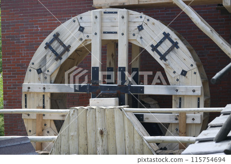 Watermill. The water supply chute to the mill wheel. Ethno-cultural tourist complex "Nanosy Rest" 115754694