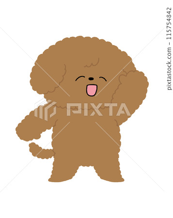 Dog / Toy Poodle / Waving 115754842