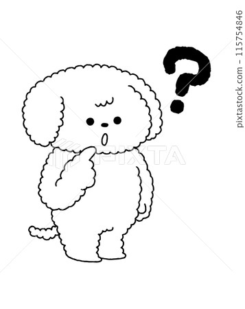 狗狗/玩具貴賓犬/Hatena/畫線 115754846
