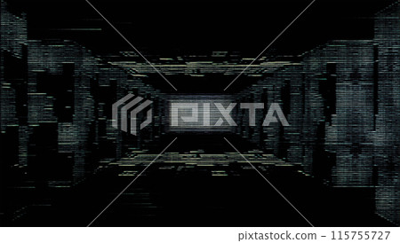Pixelated texture. Digital errors on the screen. 115755727