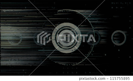 Pixelated texture. Digital errors on the screen. 115755895