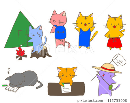 暑假活動素材 暑假活動素材 115755908