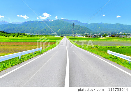 伊那市三保/從尼斯路眺望木曾小岳（長野縣伊那市）[2024.6] 115755944