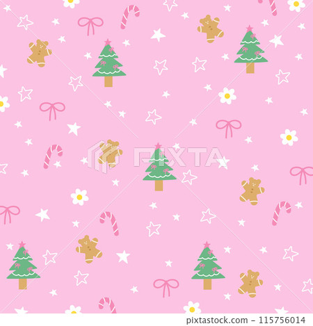 Christmas pastel pink background with Teddy Bear, gingerbread man, xmas tree for winter wallpaper, festive banner, gift wrap, card, December template, packaging, backdrop, pattern, blanket, duvet Christmas pastel pink background with Teddy Bear, gingerbread man, xmas tree for winter wallpaper, festive banner, gift wrap, card, December template, packaging, backdrop, pattern, blanket, duvet 115756014