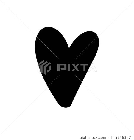Cooking food love heart. Kitchen badge logo, baking food typography and cook label vector 115756367