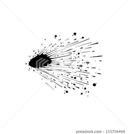 Grunge ink splatter. Splash of paint, spray drop staining and frame with wet paint drop traces vector. Illustration splash and drip design, silhouette blob spray Grunge ink splatter. Splash of paint, spray drop staining and frame with wet paint drop traces vector. Illustration splash and drip design, silhouette blob spray 115756409