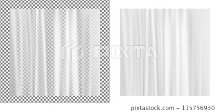 White transparent plastic wrapper 115756930