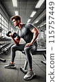 肌肉訓練健身 115757449