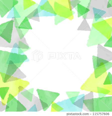 Watercolor-style vector frame: Triangle Watercolor-style vector frame: Triangle 115757606