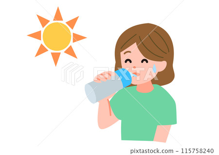 女性補充水分 115758240