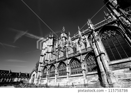 Cathedral of Our Lady, Evreux, France, exteriors 115758786