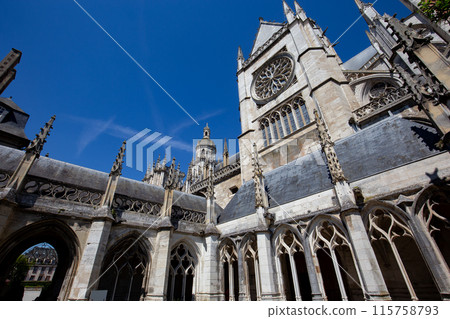 Cathedral of Our Lady, Evreux, France, exteriors 115758793