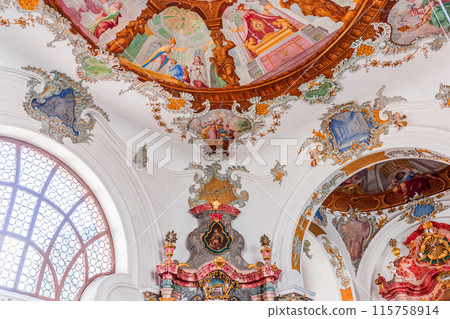 Holy spirit church in Fussen, bavaria, germany Holy spirit church in Fussen, bavaria, germany 115758914