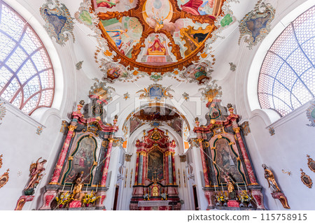 Holy spirit church in Fussen, bavaria, germany Holy spirit church in Fussen, bavaria, germany 115758915