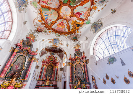 Holy spirit church in Fussen, bavaria, germany Holy spirit church in Fussen, bavaria, germany 115758922